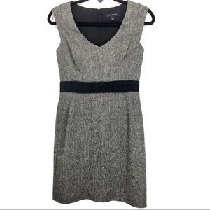 Banana Republic Gray Belted Career Dress sz 0